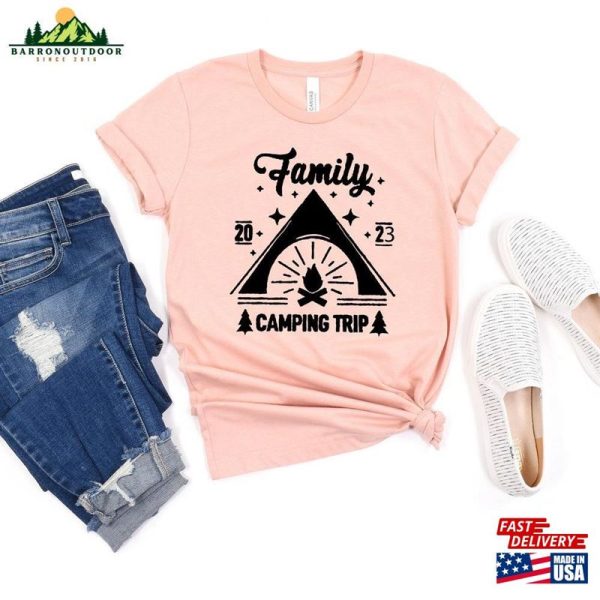 Camping Trip 2023 Shirt Custom Family Camp Classic T-Shirt