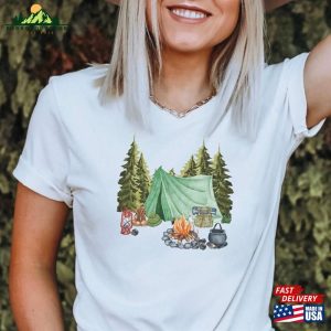 Camping Trip T-Shirt Summer Shirt Outdoors Lover Classic Sweatshirt