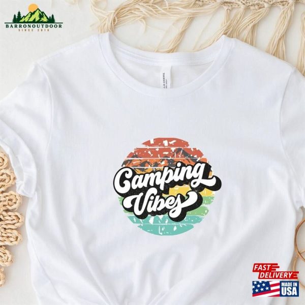 Camping Vibes Shirt Camp Gifts T-Shirt Classic