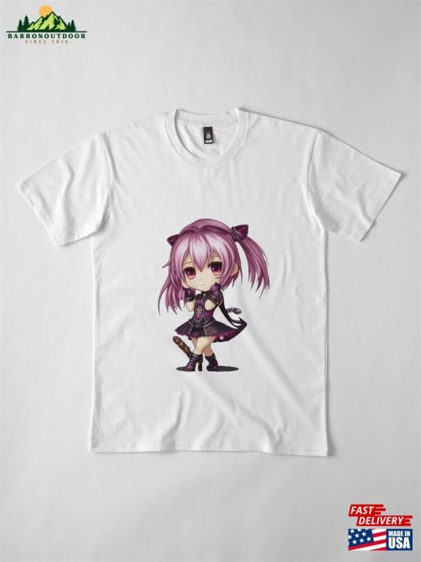 Chibi Drawing Style Character Premium T-Shirt Classic