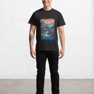 Chinese Landscape Paper Art Classic T Shirt Sweatshirt 4