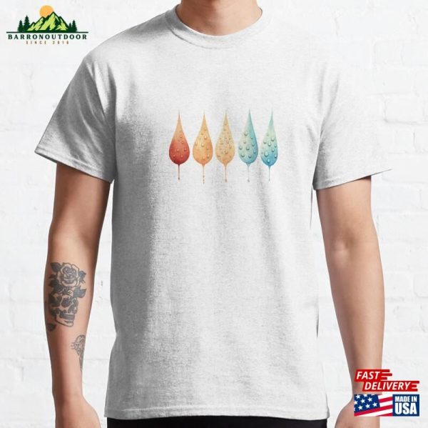 Chromatic Droplets Classic T-Shirt Unisex