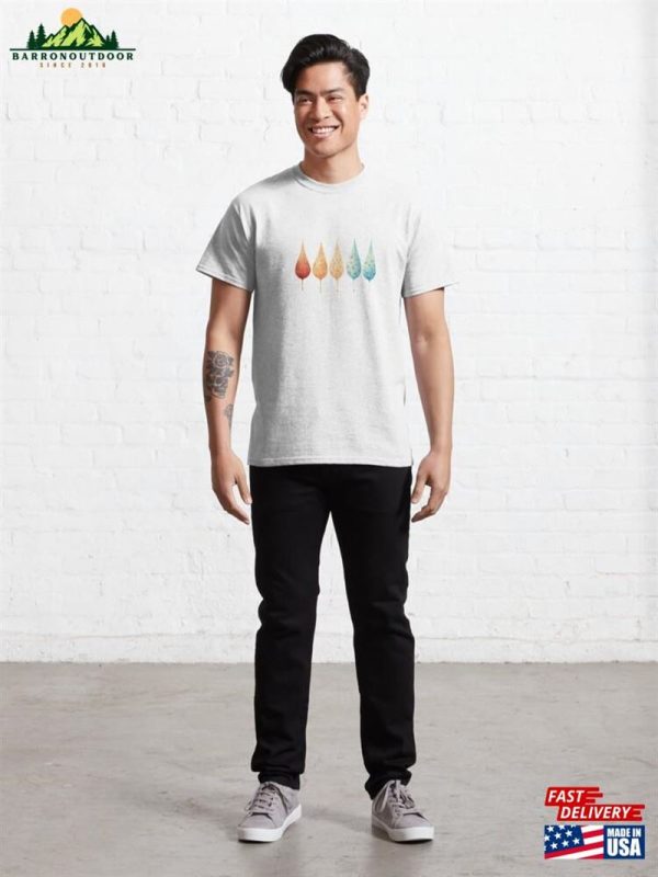 Chromatic Droplets Classic T-Shirt Unisex