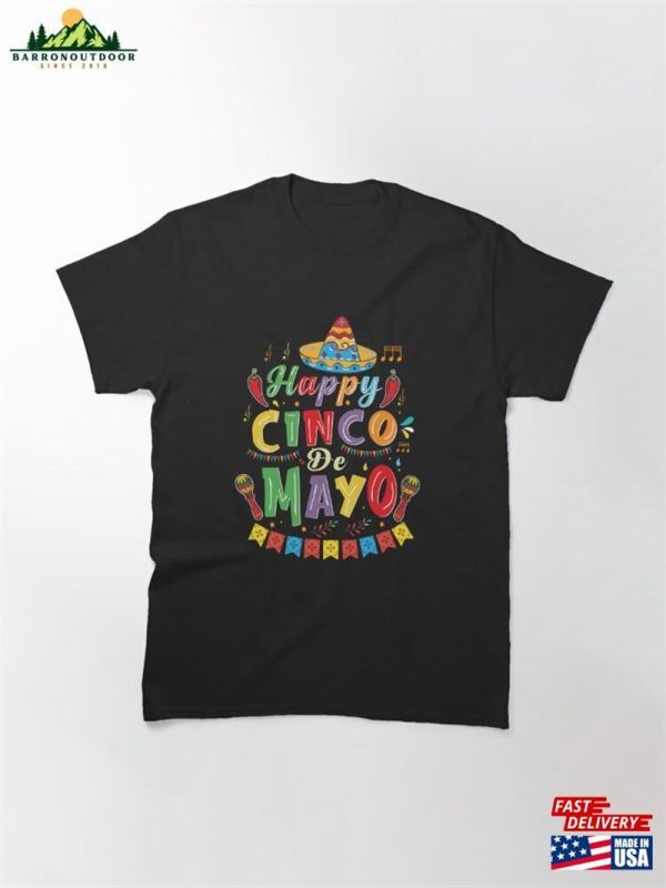 Cinco De Mayo Fiesta Surprise Camisa 5 Viva Mexico Classic T-Shirt Hoodie