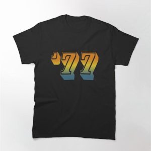 Classic Retro Number 1977 Unisex