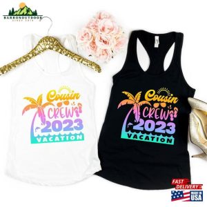 Colorful Cousin Crew 2023 Vacation Shirts Cruise Trip Shirt Women Tank Top Hoodie Classic 3