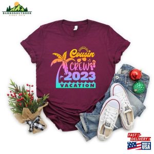 Colorful Cousin Crew 2023 Vacation Shirts Cruise Trip Shirt Women Tank Top Hoodie Classic 4