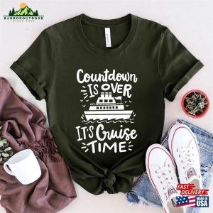 Countdown Is Over It’s Cruise Time T-Shirt Family Vacation Matching Shirt Hoodie Classic