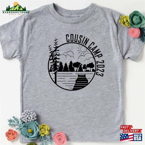 Cousin Camp 2023 Shirt Family Vacation Tees Camping Gift Sweatshirt Hoodie