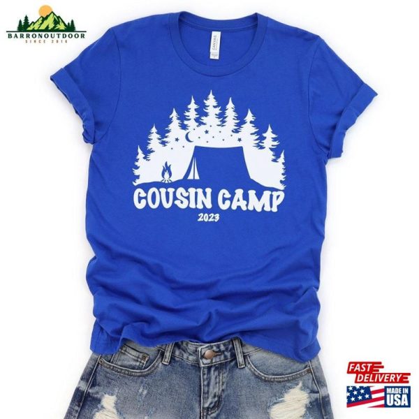 Cousin Camp 2023 Shirts For Group Camping Crew Family Sweatshirt T-Shirt