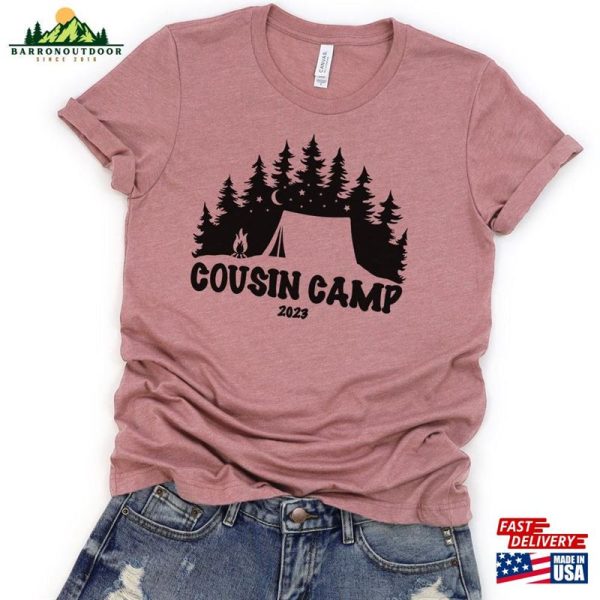 Cousin Camp 2023 Shirts For Group Camping Crew Family Sweatshirt T-Shirt