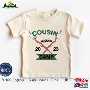 Cousin Camp Shirt Camping Toddler Crew Sweatshirt T-Shirt