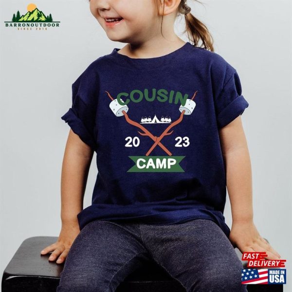 Cousin Camp Shirt Camping Toddler Crew Sweatshirt T-Shirt