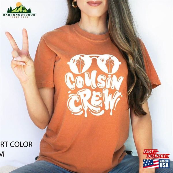 Cousin Crew Comfort Colors Shirt Girls Trip Women Vacation Sweatshirt T-Shirt