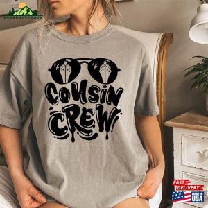 Cousin Crew Comfort Colors Shirt Girls Trip Women Vacation Sweatshirt T Shirt 4