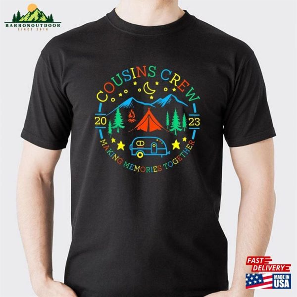 Cousin Crew Making Memories 2023 Family Reunion Camping Trip T-Shirt Welcome Back To School Shirt First Day Of Hoodie Classic