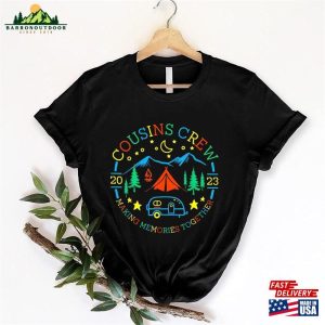 Cousin Crew Making Memories 2023 Family Reunion Camping Trip T Shirt Welcome Back To School Shirt First Day Of Hoodie Classic 3