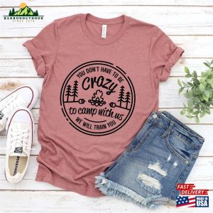 Crazy Camping Friends Tshirt Family Camp Tent Life Marshmallow Campfire Firepit Shirt T Shirt Unisex 4