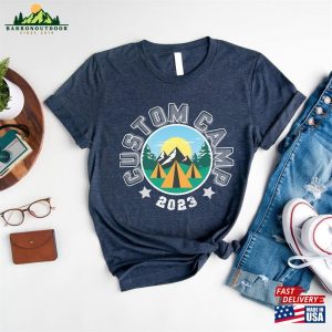 Custom Camp 2023 Shirt Personalized Adventurer Gift Happy Camper Shirts Hoodie Classic