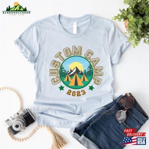 Custom Camp 2023 Shirt Personalized Adventurer Gift Happy Camper Shirts Hoodie Classic 3