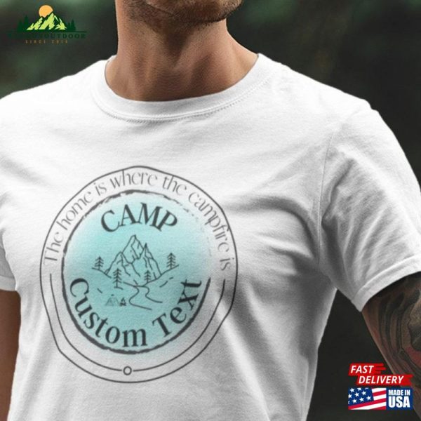 Custom Camp Shirt T-Shirt Camping Classic