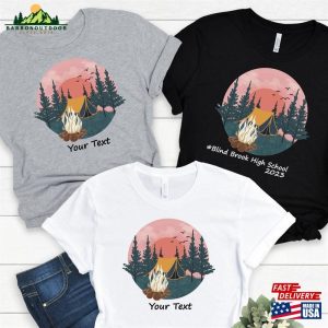 Custom Camping 2023 Shirt Personilazed With Your Text Shirts Family Unisex Sweatshirt