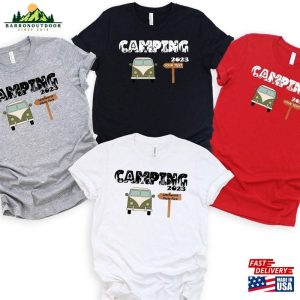 Custom Camping 2023 Shirt Squad Family Shirts Hoodie Sweatshirt 3