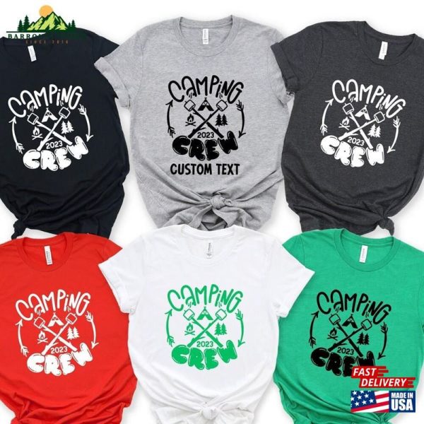 Custom Camping Crew Shirt 2023 Family Sweatshirt T-Shirt