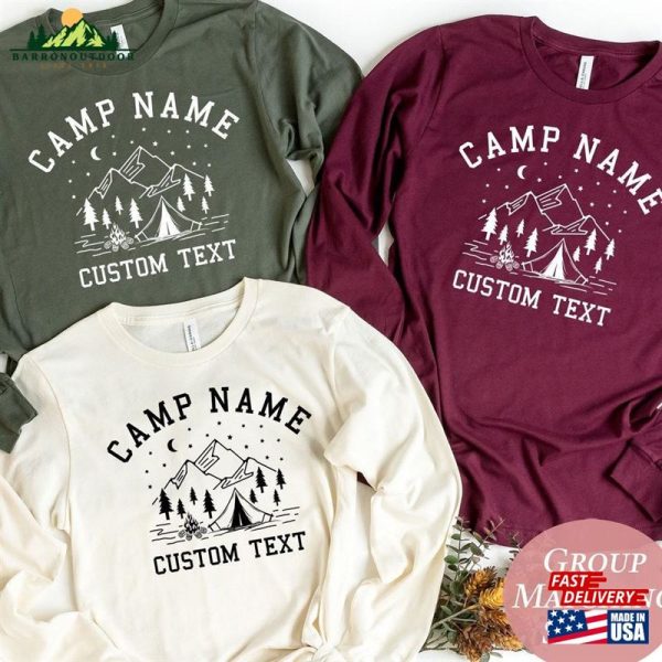 Custom Camping Squad Long Sleeve Shirt Classic T-Shirt