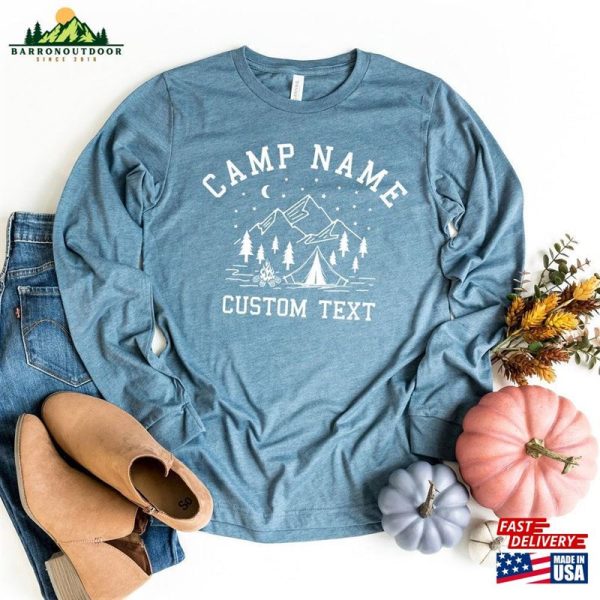 Custom Camping Squad Long Sleeve Shirt Classic T-Shirt