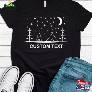 Custom Camping Tee Text Shirts Your Camp Classic Unisex