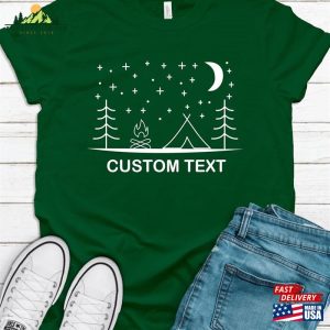 Custom Camping Tee Text Shirts Your Camp Classic Unisex 3