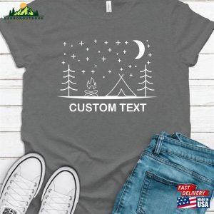 Custom Camping Tee Text Shirts Your Camp Classic Unisex 4