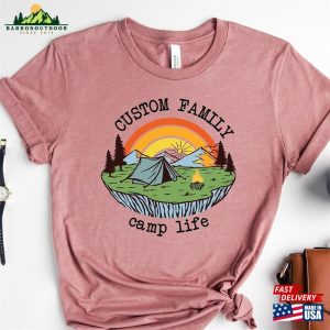 Custom Family Camp T-Shirt Tee Personalized Sweatshirt