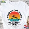 Custom Family Vacation 2023 T-Shirt Personalized Group Name Camp Classic Unisex