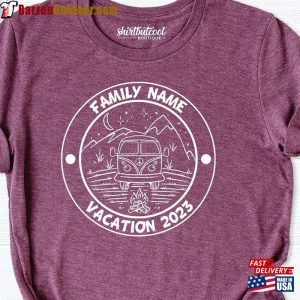 Custom Family Vacation Shirt Road Trip Camping Caravan Sweatshirt Classic