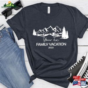 Custom Family Vacation Shirts Personalized Matching Shirt Hideaway Mountain Unisex Hoodie 3