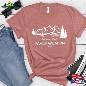 Custom Family Vacation Shirts Personalized Matching Shirt Hideaway Mountain Unisex Hoodie 4