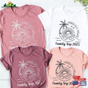 Custom Family Vacation T-Shirts Beach Matching T-Shirt Men Kids Women Hoodie Classic