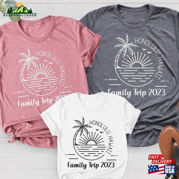 Custom Family Vacation T-Shirts Summer Camp Group Shirts Boy Girl Toddler Kid Tees Sweatshirt Unisex