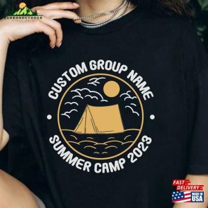 Custom Group Name Camp 2023 Shirt Camping T-Shirt Hoodie Unisex