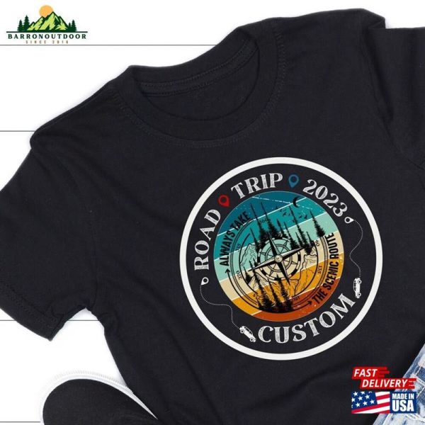 Custom Roadtrip Shirt Friends Road Trip Personalized Vacay Mode Classic Sweatshirt