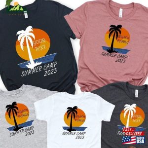 Custom Summer Camp 2023 Shirt Camping Squad Family Shirts Hoodie Classic