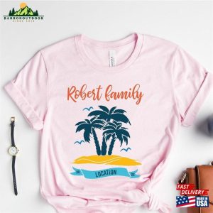 Custom Vacation Shirt Family Matching 2023 Beach T-Shirt Classic