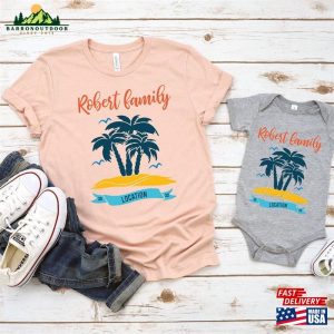 Custom Vacation Shirt Family Matching 2023 Beach T Shirt Classic 4