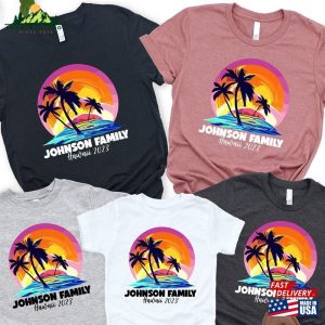 Custom Vacation T-Shirt Family Matching Gift Shirts Travel Sweatshirts For Men N Women Unisex Classic