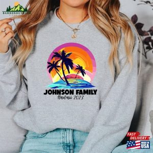 Custom Vacation T Shirt Family Matching Gift Shirts Travel Sweatshirts For Men N Women Unisex Classic 3