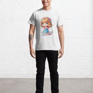 Cute And Quirky Girl Classic T Shirt Hoodie 3