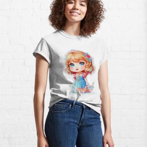 Cute And Quirky Girl Classic T Shirt Hoodie 4