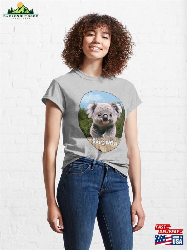 Cute Baby Koala Greeting Classic T-Shirt Unisex Sweatshirt